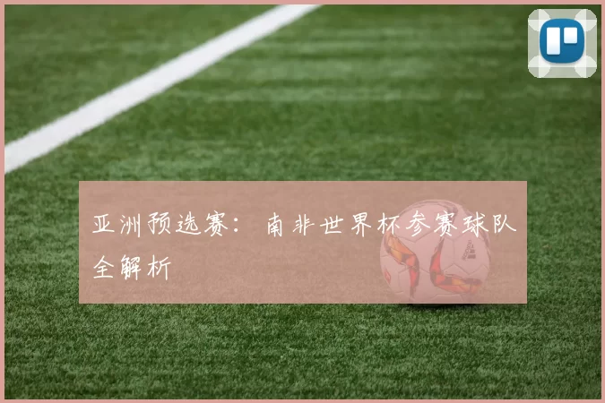 亚洲预选赛：南非世界杯参赛球队全解析