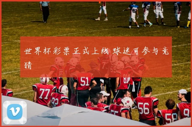 世界杯彩票正式上线 球迷可参与竞猜