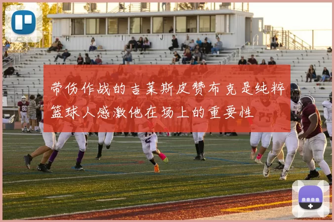 带伤作战的吉莱斯皮赞布克是纯粹篮球人感激他在场上的重要性